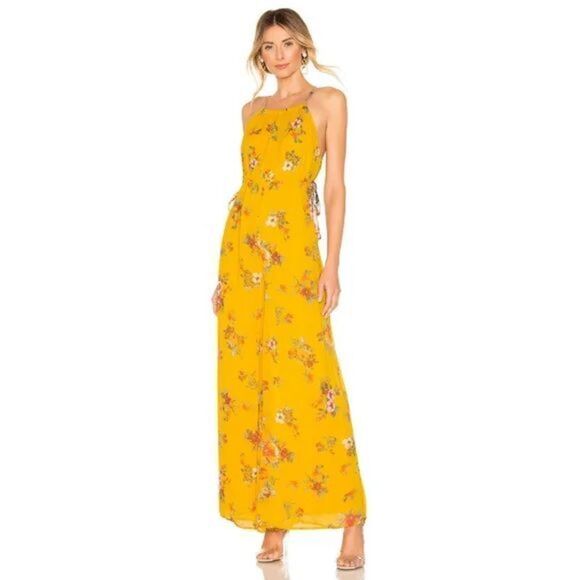 Free people - Free People Georgia floral jumpsuit size M - Picture 1 of 13